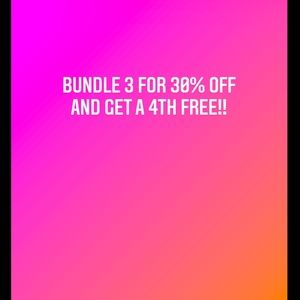 Ends 11/17: Bundle 3 for 30% off & Get a 4th FREE!